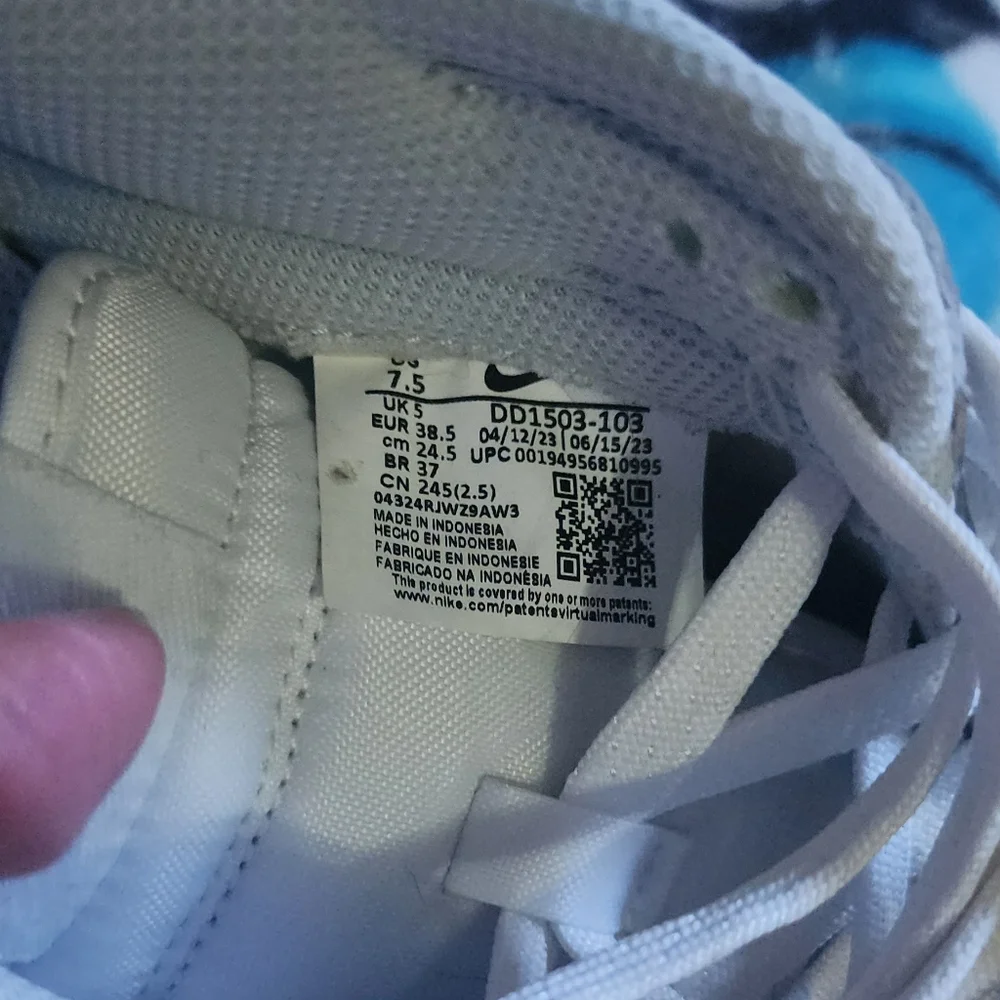 Nike Photon White and Grey Dunks